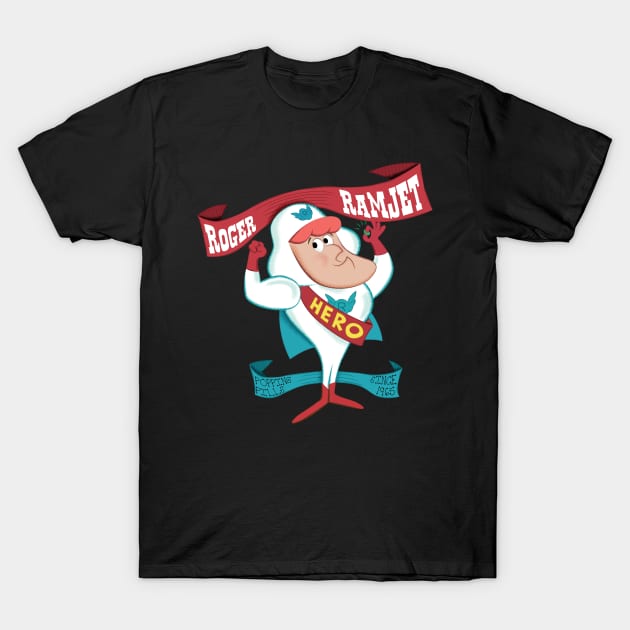 Roger Ramjet - hero of our nation T-Shirt by GraficBakeHouse